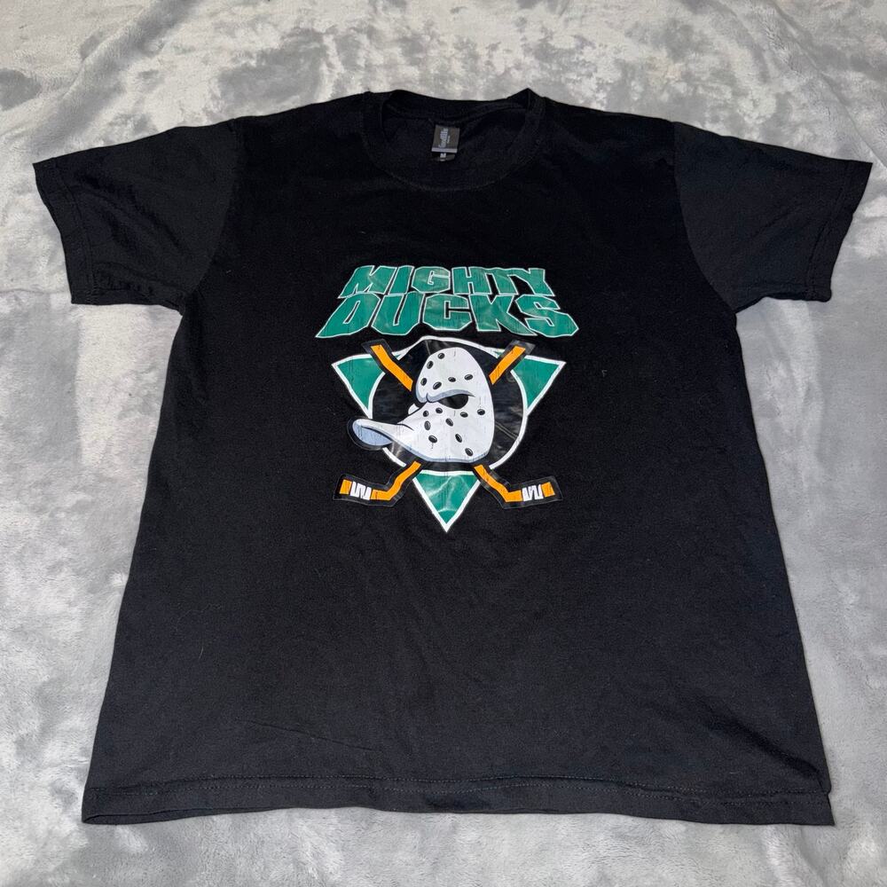 Mighty Ducks Anaheim Black Graphic T-Shirt Men’s M Goodlife Tees NHL